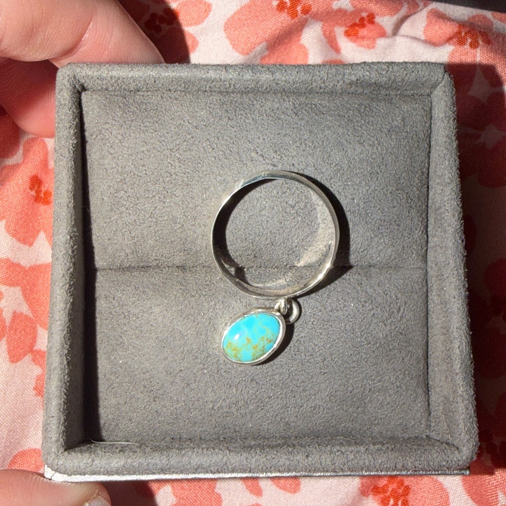 Radi Cal Silver Turquoise Ring - image 2